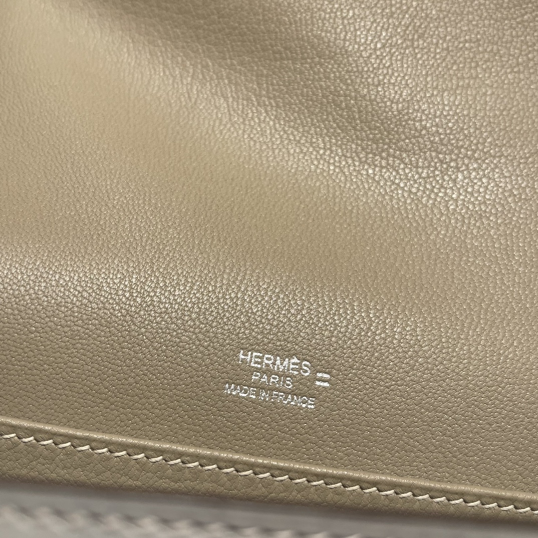 에르메스 룰리스18 은장 리자드 악어가죽